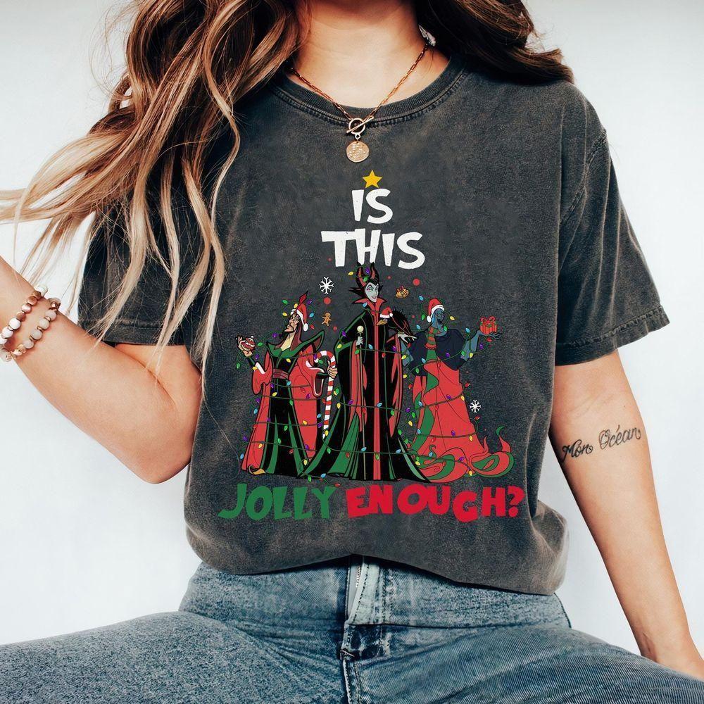 Villains Is This Jolly Enough Christmas Lights Disney Vuitino Shirt Villains Is This Jolly Enough Christmas Lights Disney Vuitino Shirt